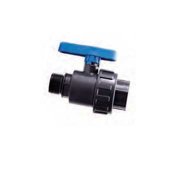 Кран для ПЭ труб НВ 3/4" 50/1 Кран для ПЭ труб НВ 3/4" 50/1