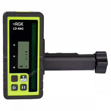 Комплект: ротационный нивелир RGK SP-100G с калибровкой + миллиметровый приёмник излучения RGK LD-88G