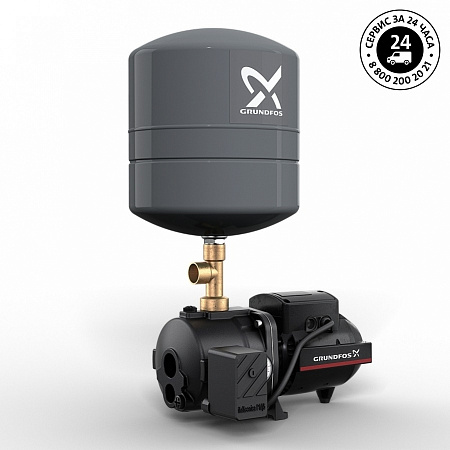 Самовсасывающая насосная установка с внешним эжектором Grundfos JPD 4-47 PT-V Самовсасывающая насосная установка с внешним эжектором Grundfos JPD 4-47 PT-V