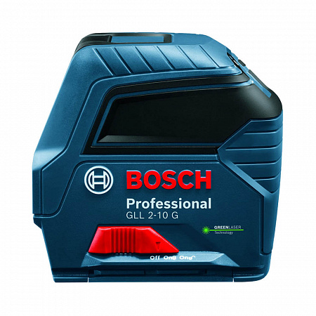 Лазерный уровень Bosch GLL 2-10 G Professional с зеленым лучом Лазерный уровень Bosch GLL 2-10 G Professional с зеленым лучом