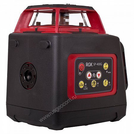 Комплект: ротационный нивелир RGK SP-400G с калибровкой + штатив RGK SH-170 рейка RGK LR-2 Комплект: ротационный нивелир RGK SP-400G с калибровкой + штатив RGK SH-170 рейка RGK LR-2