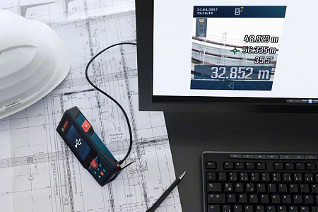 Лазерный дальномер Bosch GLM 120 C + BT 150 (0.601.072.F01) Лазерный дальномер Bosch GLM 120 C + BT 150 (0.601.072.F01)