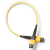 Одномодовый тестовый эталонный кабель Fluke Networks TRC-SM-MPOAPC-UU-A 03 м с разъемом MPOAPC/MPOAPC без штырьков/без штырьков полярность типа А