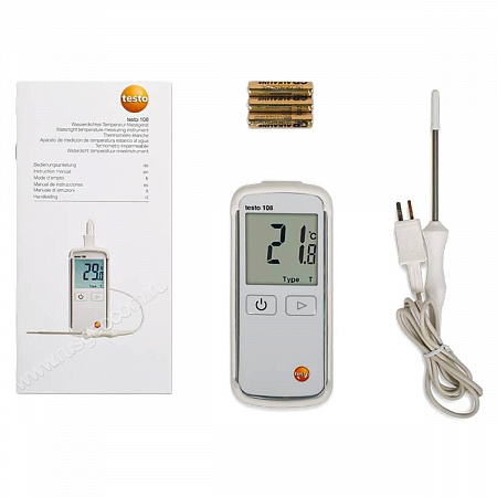 Термометр Testo 108 с поверкой Термометр Testo 108 с поверкой